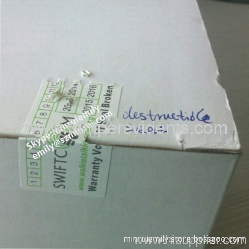 Custom Security Sealing Stickers For Sealing Boxes,tamper Proof Security Seal Stickers,self Destructive Labels